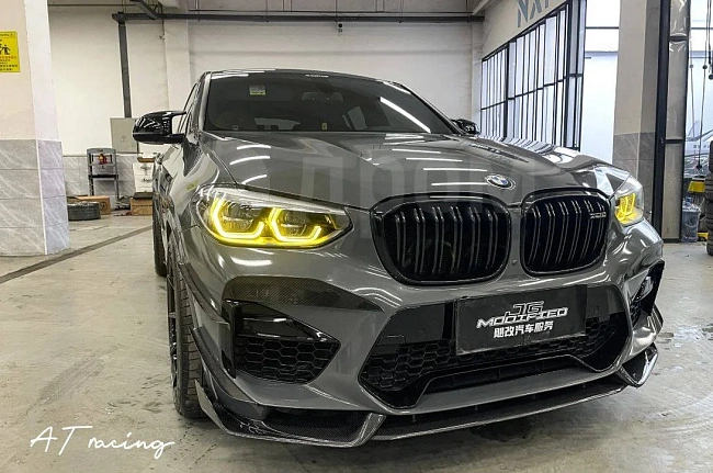 картинка Канарды на передний бампер для BMW X3M/C X4M/C F97 F98 магазин  StreetTuning 