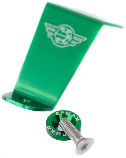 картинка Крепеж радиатора Epman для Honda 92-95 CIVIC EG6 EG9 EG Si цвет зеленый магазин  StreetTuning 