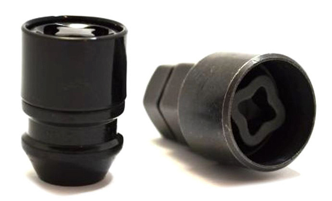 картинка Комплект секретных гаек 12x1.25, 33 мм, конус. - 726444(33mm)EM/BC-2Key магазин  StreetTuning 