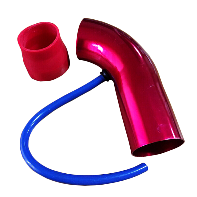 картинка Холодный впуск для фильтра нулевого сопротивления универсальный, красный магазин  StreetTuning 