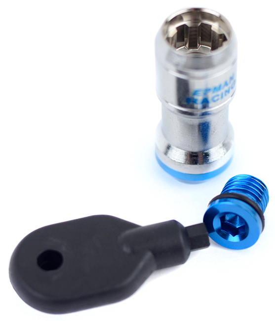 картинка Комплект гаек Epman Formula Wheels, синие М12 х 1.25 магазин  StreetTuning 