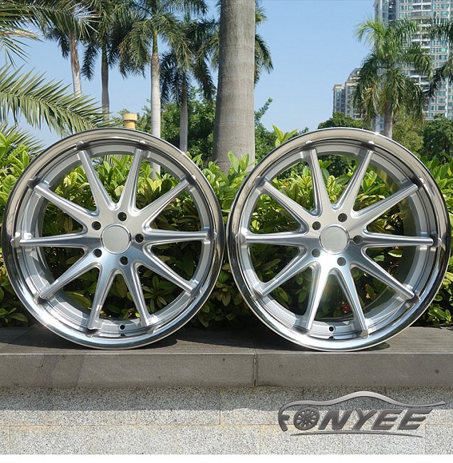 картинка Новые диски Aversus Aurelia R19 J9,5 ET+35 5x112 серебро + хром полка магазин  StreetTuning 