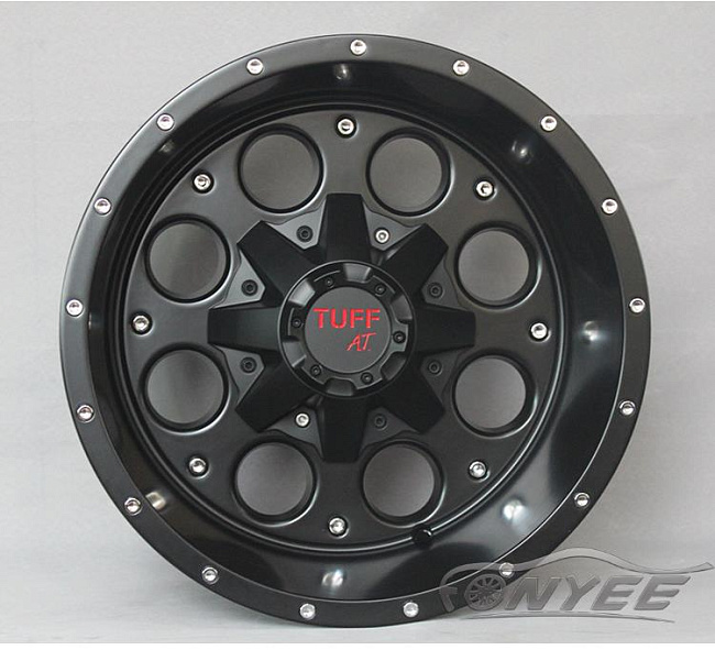 картинка Новые диски TUFF AT R15 5X139,7 ET-44 J10 черые магазин  StreetTuning 