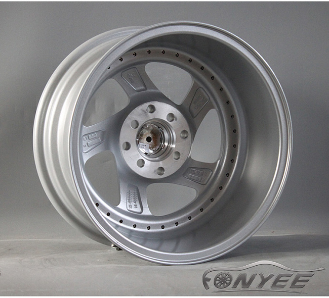 картинка Новые диски Rotiform TMB Flat R17 4х100/114,3 ET30 J8 серебро + полированная полка магазин  StreetTuning 