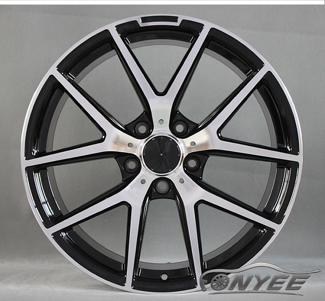 картинка Новые диски Mercedes R20 5X130 ET50 J10 черный + серебро магазин  StreetTuning 