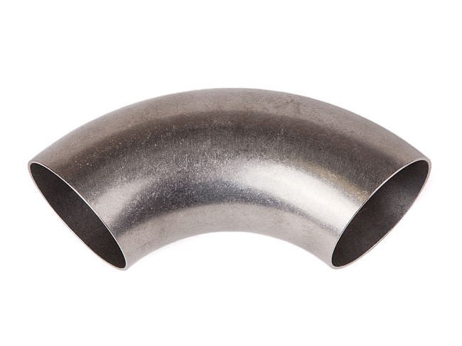 картинка Отвод нержавеющий приварной 90 гр AISI304 88,9 мм х 2 мм магазин  StreetTuning 