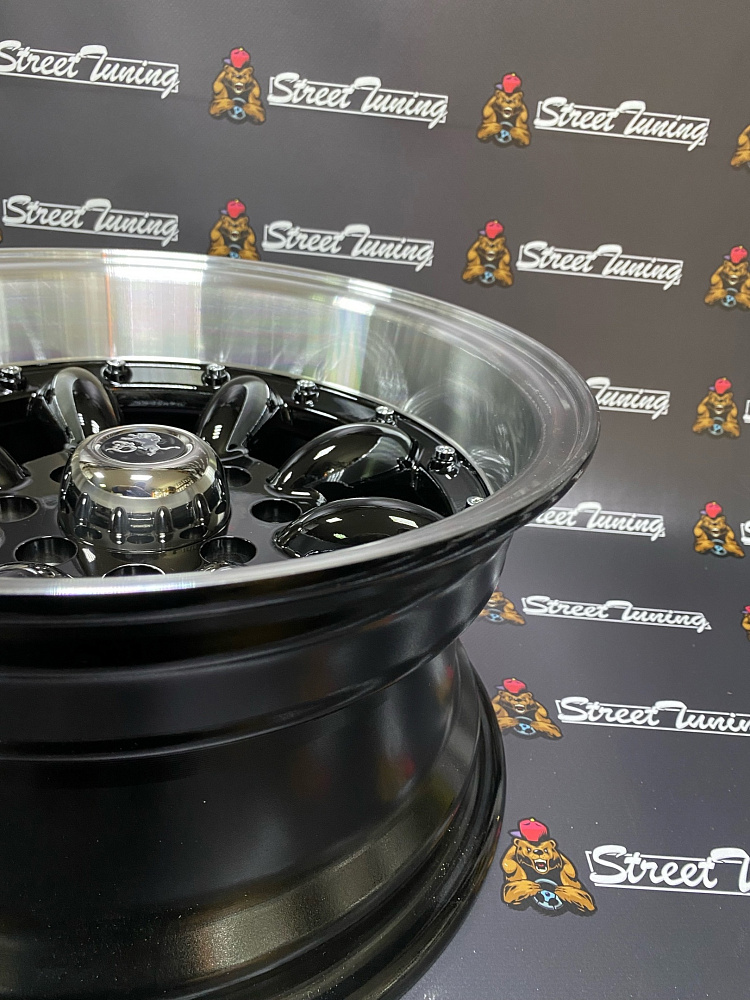 картинка Новые диски Watanabe R13 J7 ET(-7) 4x100/114.3 Black + Silver от магазина  StreetTuning