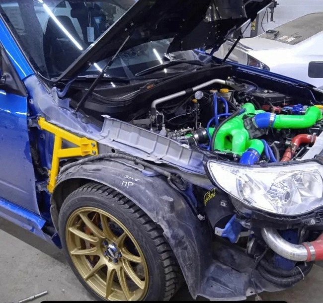 картинка Комплект усилителей под передние крылья для Subaru Forester SH магазин  StreetTuning 