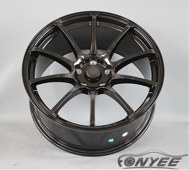 картинка Новые диски Advan RS R19 5x114,3 ET35 J9,5 черный глянец магазин  StreetTuning 