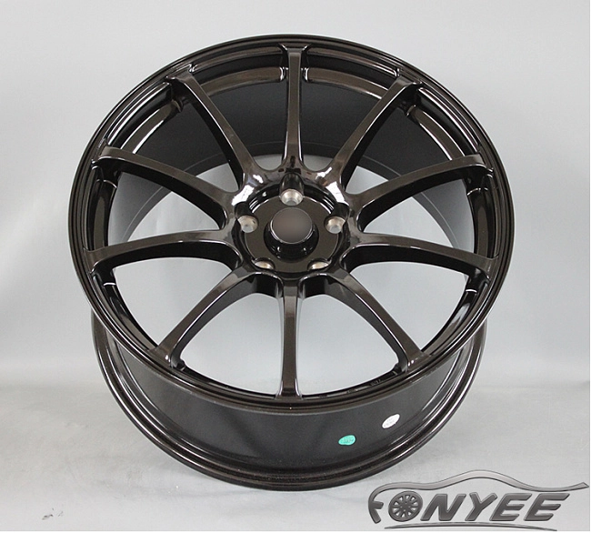 картинка Новые диски Advan RS R19 5x114,3 ET35 J9,5 черный глянец магазин  StreetTuning 