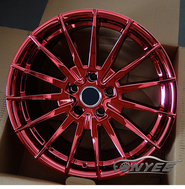 картинка Новые диски WORK URBANZONE FERVORE R18 5X114,3 ET35 J8,0 красный хром магазин  StreetTuning 