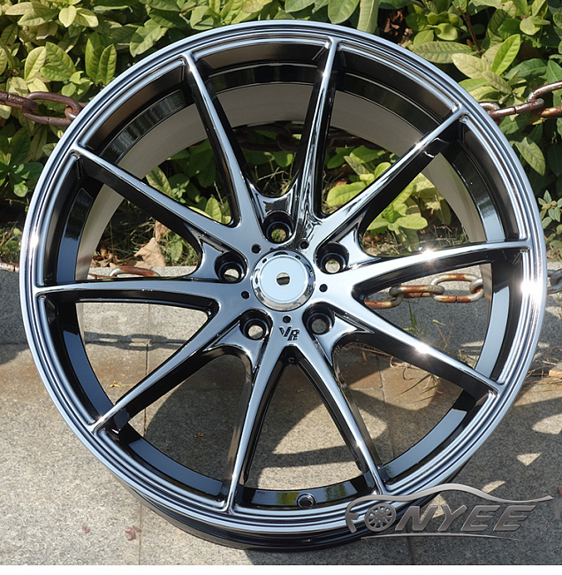 картинка Новые диски Rays G25 R19 5X120 ET33 J9,5 черный хром магазин  StreetTuning 