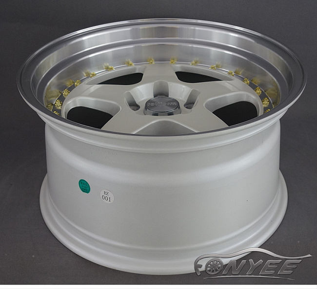 картинка Новые диски Rotiform R17 5x112 ET10 J10 перламутровый + полированная полка магазин  StreetTuning 