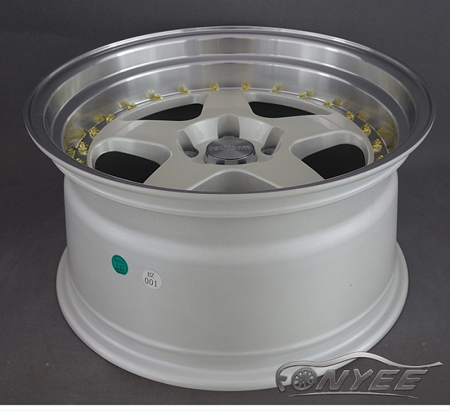 картинка Новые диски Rotiform R17 5x112 ET10 J10 перламутровый + полированная полка магазин  StreetTuning 