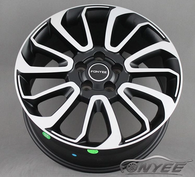 картинка Новые диски Range Rover Autobiography Wheels HSE Sport R22 5x120 ET45 J10 черный мат + серебро магазин  StreetTuning 