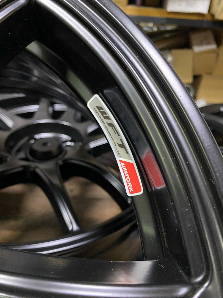 картинка Новые диски Work Emotion Cr-kiwami R17 J7,5 ET40 4X100 , черные. от магазина  StreetTuning