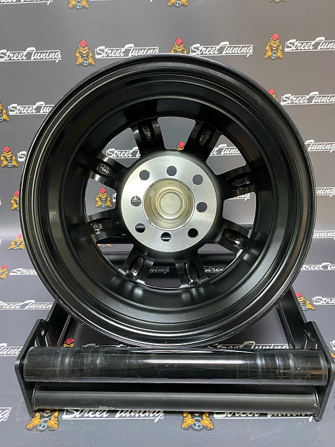 картинка Новые диски Watanabe R13 J7 ET(-7) 4x100/114.3 Black + Silver магазин  StreetTuning 