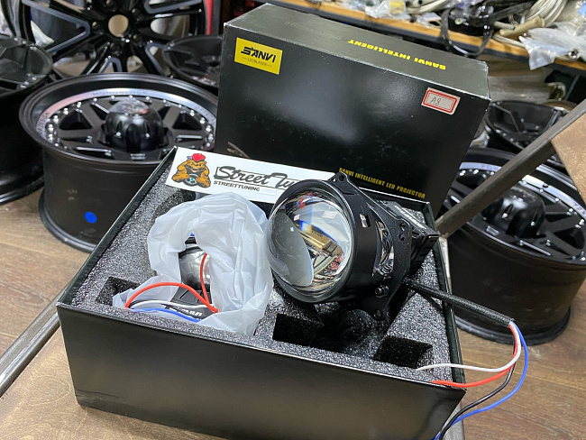 картинка Светодиодные линзы Sanvi Pro A8, 3 дюйма магазин  StreetTuning 