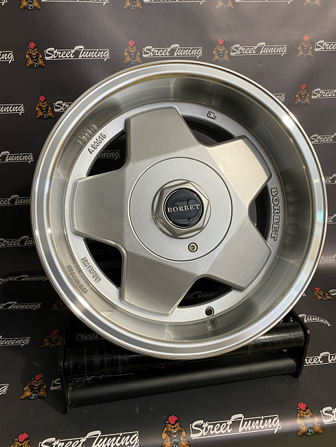 картинка Новые диски Borbet A R15 J8 ET15 4X100/4X114.3, Silver магазин  StreetTuning 