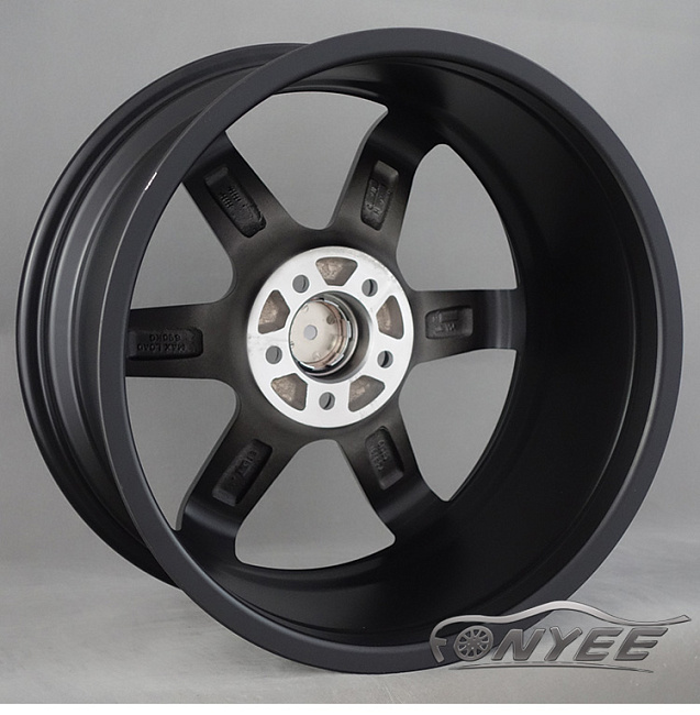 картинка Новые диски Rays TE37 R18 5X108 ET35 J9,5 черные матовые магазин  StreetTuning 