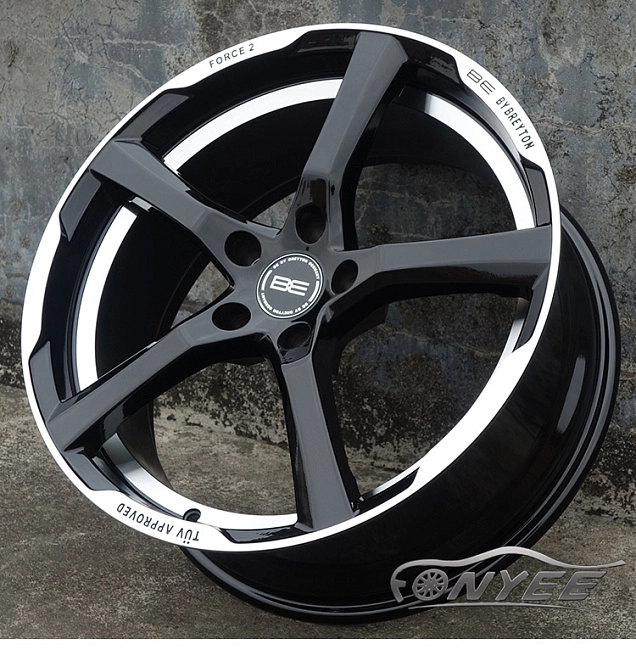 картинка Новые диски BE Breyton R18 5x112 ET35 J8 черные магазин  StreetTuning 