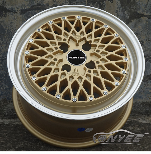 картинка Новые диски Fonyee 497 R15 4x100 ET35 J7,5 серебро + золото магазин  StreetTuning 