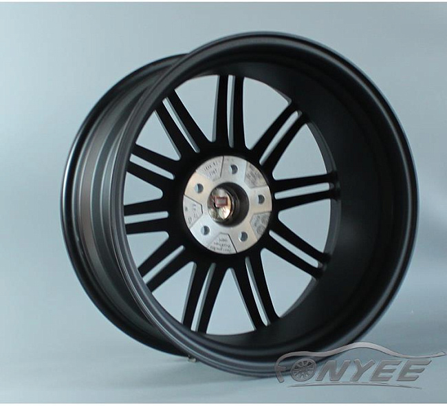 картинка Новые диски Suvari 57 R18 5x120 ET35 J8,5 черные мат + серебро магазин  StreetTuning 