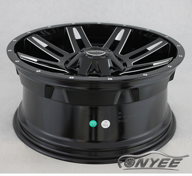 картинка Новые диски STL-HD R18 6x114,3 ET0 J9 черный глянец магазин  StreetTuning 