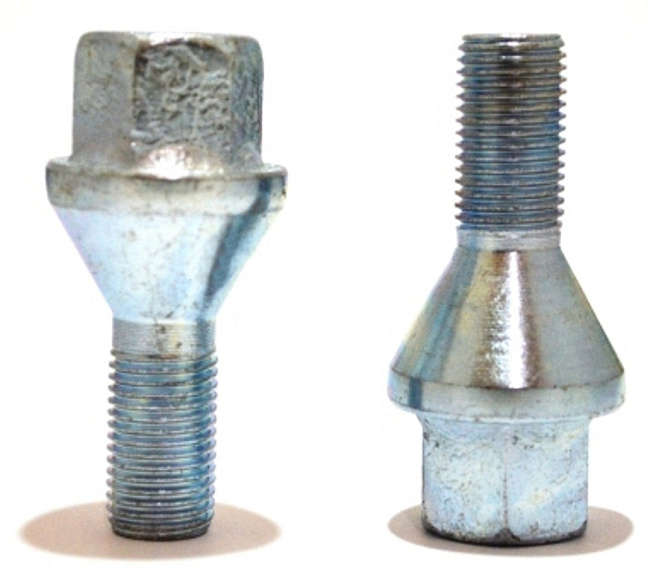 картинка Болт Starleks М14х1,5, высота 27 мм,конус, ключ 21мм, цинк  (C21D27) магазин  StreetTuning 