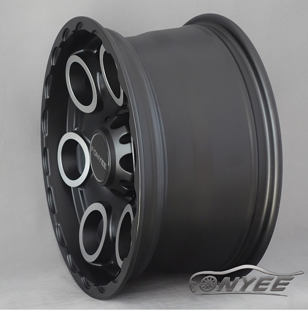 картинка Новые диски Black Rhino Magnus R17 5X127 ET0 J8 черный мат + серебро магазин  StreetTuning 