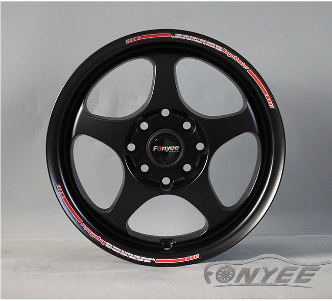 картинка Новые диски Regamaster R14 4X100/4X114,3 ET35 J5,5 черный мат магазин  StreetTuning 