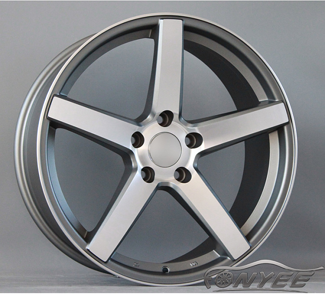 картинка Новые диски Vossen CV3 Replica R20 5X120 ET35 J9,5 серый мат + серебро магазин  StreetTuning 