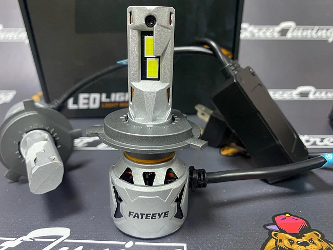 картинка Автомобильные светодиодные лампы FATEEYE F27 Led - H4 6500к магазин  StreetTuning 