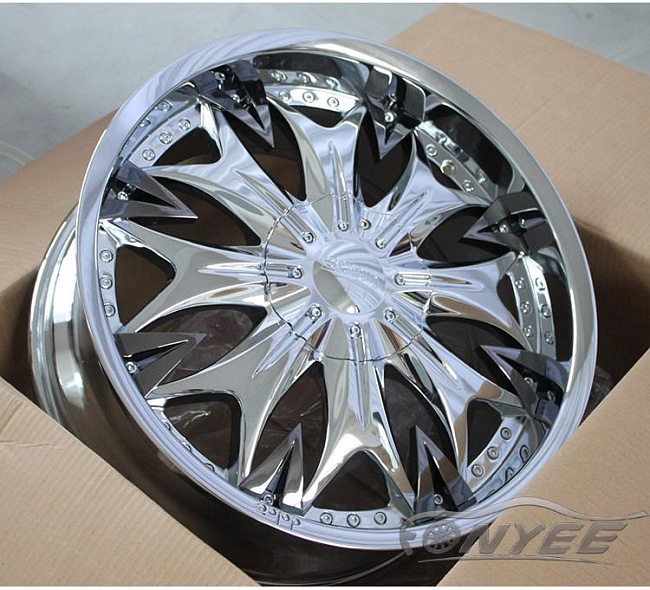 картинка Новые диски Dolce DC20 R20 6X130 ET40 J8,5 хром магазин  StreetTuning 