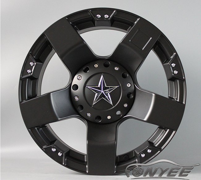 картинка Новые диски KMC XD series Rockstar 1 R16 6X139,7 ET-20 J8 черный мат магазин  StreetTuning 