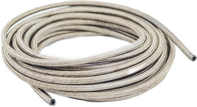 картинка Маслобензостойкий армированный шланг в металлической оплетке AN6 магазин  StreetTuning 