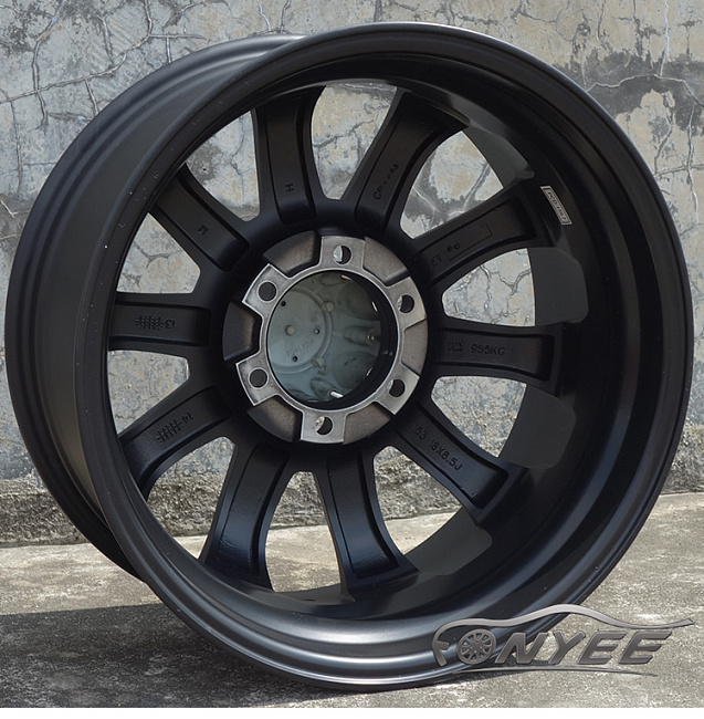 картинка Новые диски Fonyee 4x4 R18 J8,5 ET30 6x139,7 черный мат магазин  StreetTuning 