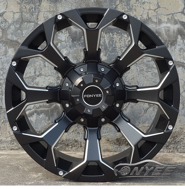 картинка Новые диски Fuel D546 R18 6x139,7 ET0 J9 черный мат магазин  StreetTuning 