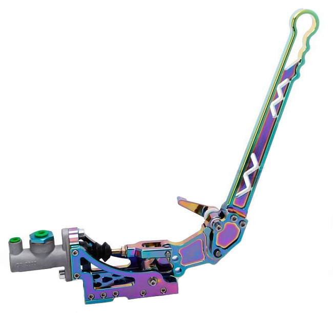 картинка Ручник гидравлический фрезерованный EPMAN, неохром магазин  StreetTuning 