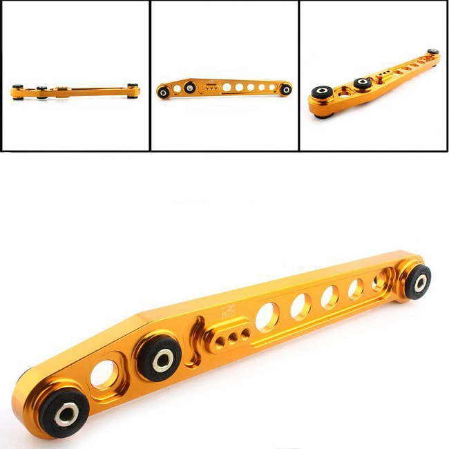 картинка Усилители подрамника ASR style с задними рычами для Honda Civic EK 1996-00, золотой магазин  StreetTuning 