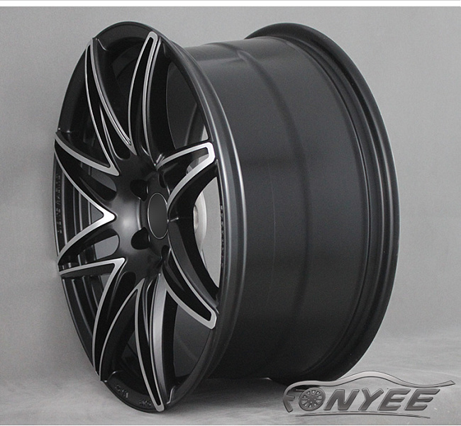 картинка Новые диски DIBIT 5D2 R18 5X108 ET42 J8,5 черный мат серебро магазин  StreetTuning 
