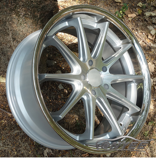 картинка Новые диски Aversus Aurelia R19 J9,5 ET+35 5x112 серебро + хром полка магазин  StreetTuning 