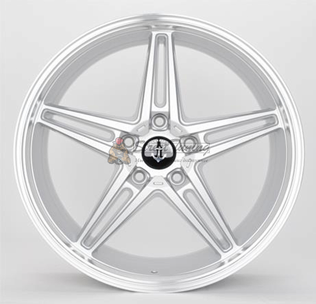 картинка Диски 2Crave N38 R19 J9,5 ET25 5X114,3 silver+polished магазин  StreetTuning 