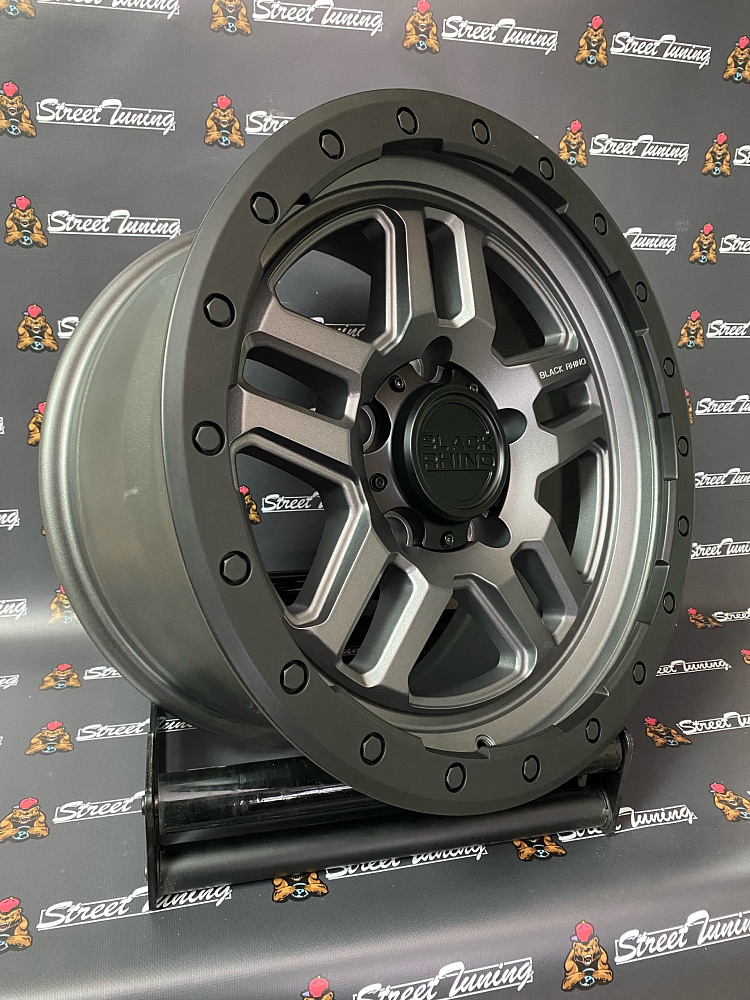 картинка Новые диски Black Rhino Barstow R18 J9 ET18 5x150 Gray + black от магазина  StreetTuning