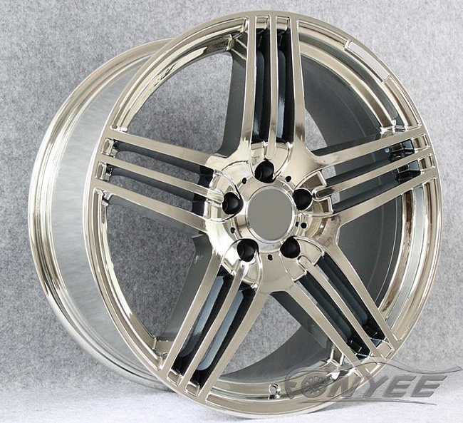 картинка Новые диски Mersedes AMG SLS R19 5x112 ET35 J9,5 хром магазин  StreetTuning 