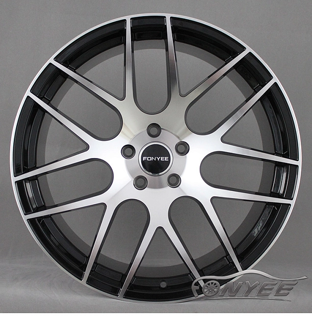 картинка Новые диски Avid 1 R20 5X112 ET35 J8,5 черный + серебро магазин  StreetTuning 