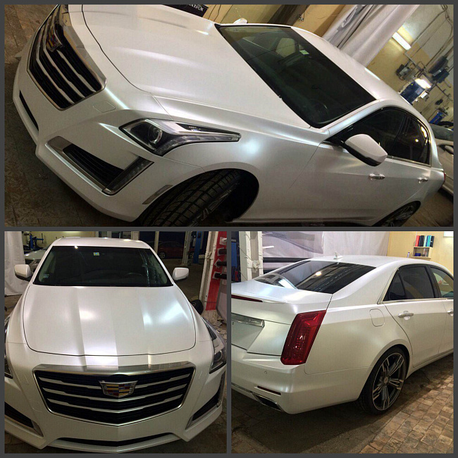 картинка Матовый хром Carbins USA белый (1.52м х 18м) магазин  StreetTuning 