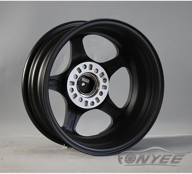 картинка Новые диски Regamaster R14 4X100/4X114,3 ET35 J5,5 черный мат магазин  StreetTuning 