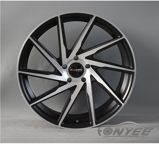 картинка Новые диски F1R F29 R20 5х120 ET38 J10 черный + серебро магазин  StreetTuning 