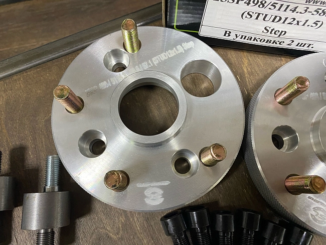 картинка Проставка переходная 25 мм с 4x98 цо 58.6 на 5x114.3 цо 57.1 магазин  StreetTuning 